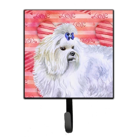 Carolines Treasures Maltese Love Leash or Key Holder BB9738SH4